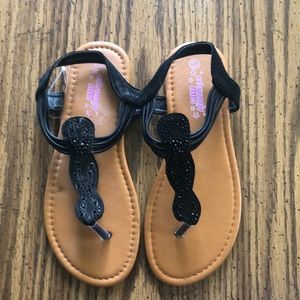 Brand  new black sandals